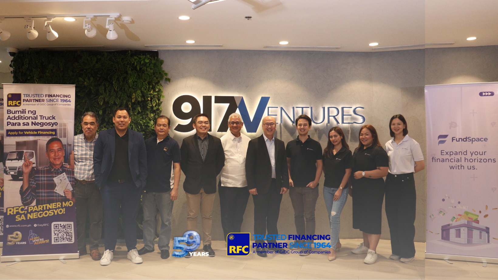 RFC partners with FundSpace, a leading loan aggregator by Globe Telecom’s 917Ventures